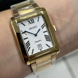 Orient Eternal Safira Quartzo GGSS1021 Branco Dourado - Imagem 1