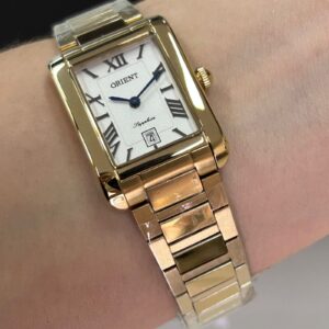 ORIENT Tank Feminino Eternal Safira LGSS1021 Branco Dourado - Imagem 4