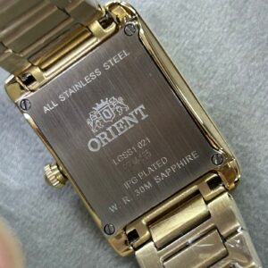 ORIENT Tank Feminino Eternal Safira LGSS1021 Branco Dourado - Imagem 5