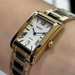 ORIENT Tank Feminino Eternal Safira LGSS1021 Branco Dourado - Imagem 2