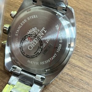 Orien Solartech Masculio Cronógrafo MBSSC297  Azul Prata - Imagem 7