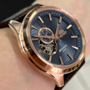 Orient Automático Open Heart NH3RC001 Rose Gold - Imagem 3
