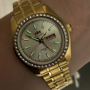 Orient Automatico Feminino NH6GG003 Champanhe  Dourado - Imagem 7