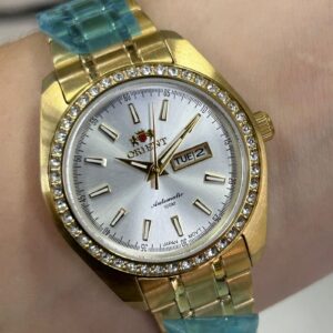 Orient Automatico Feminino NH6GG003 Prata Dourado - Imagem 1