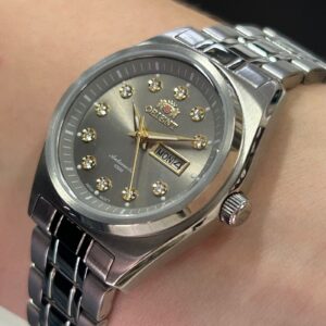 Orient Automático Feminino NH6SS001 Cinza Prata - Imagem 2