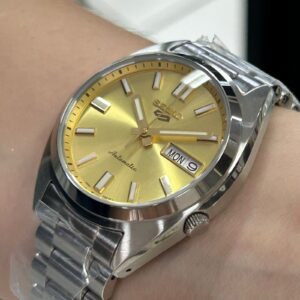 Seiko 5 sports clássico SRPL59B1 Champanhe - Imagem 2