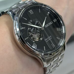 Seiko Presage Japanese Garden SSA377 Preto Prata - Imagem 3