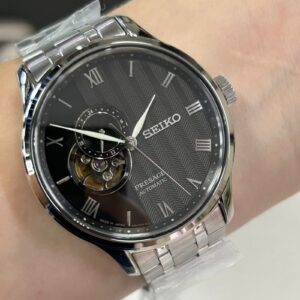 Seiko Presage Japanese Garden SSA377 Preto Prata - Imagem 1