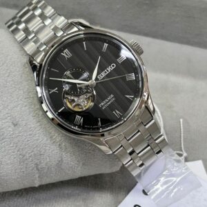 Seiko Presage Japanese Garden SSA377 Preto Prata - Imagem 5