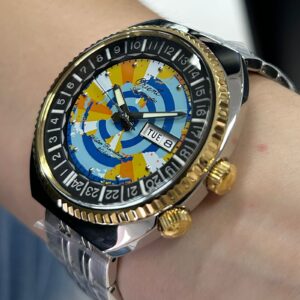 Orient Edição Limitada Automatico World Map RAAA0E08Y39B Prata - Imagem 3