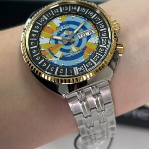 Orient Edição Limitada Automatico World Map RAAA0E08Y39B Prata - Imagem 4