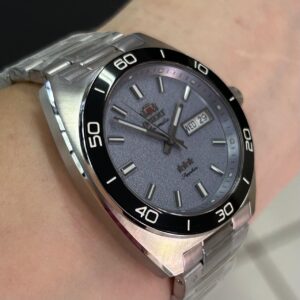 Orient automátcio Elegance YN6SS017 Azul prata - Imagem 3