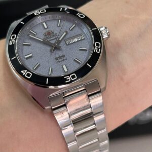 Orient automátcio Elegance YN6SS017 Azul prata - Imagem 5