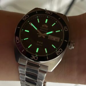 Orient automátcio Elegance YN6SS017 Preto Prata - Imagem 8