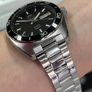 Orient automátcio Elegance YN6SS017 Preto Prata - Imagem 5