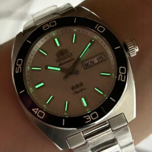 Orient automátcio Elegance YN6SS017 prata - Imagem 8