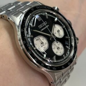 Seiko Cronograph SSB481B1 Preto Prata - Imagem 3